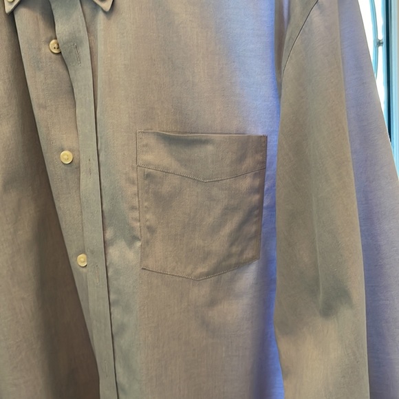 Eddie Bauer Mens Wrinkle Resistant Relaxed Fit Dress Shirt XXL - Picture 5 of 6